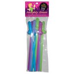 Glow-in-the-Dark Naughty Straws 8-Pack