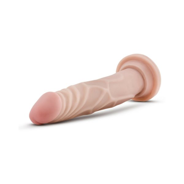 Au Naturel Ronnie 7.5 in. Posable Dual Density Dildo Beige - Image 4