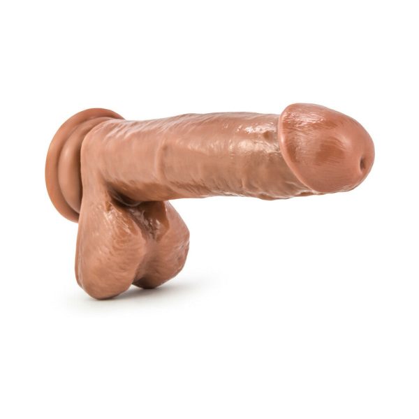 Loverboy The Kingpin Realistic 7 in. Dildo with Balls Tan - Image 5