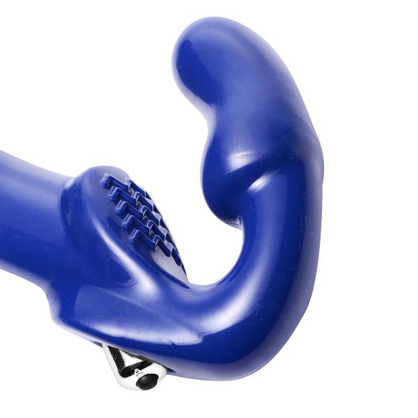 Strap U Revolver II Strapless Strap-On Dildo Blue - Image 3