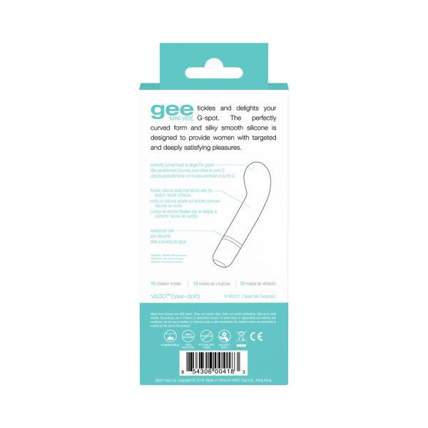 VeDO Gee Mini Vibe Tease Me Turquoise - Image 9