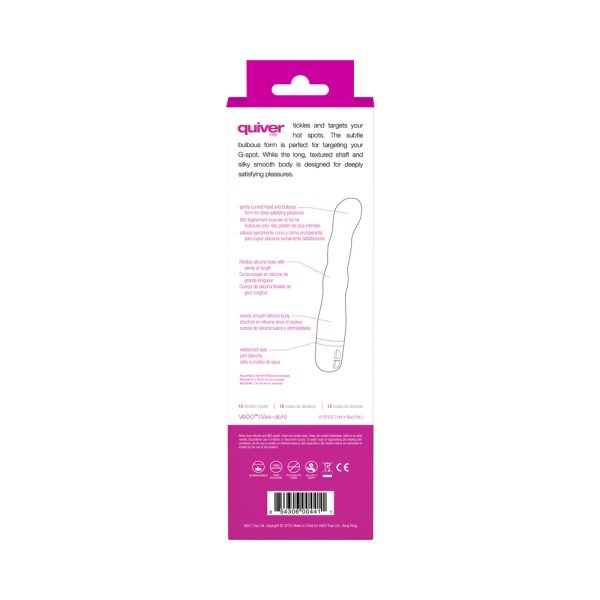 VeDO Quiver Mini Vibe Hot In Bed Pink - Image 9