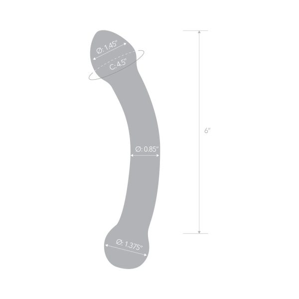 Glas 7 in. Curved Glass G Spot Stimulator - Image 7