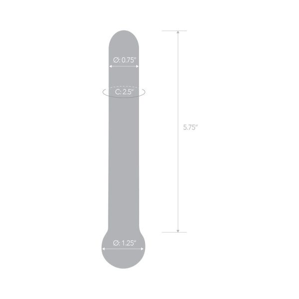 Glas 7 in. Straight Glass Dildo - Image 7