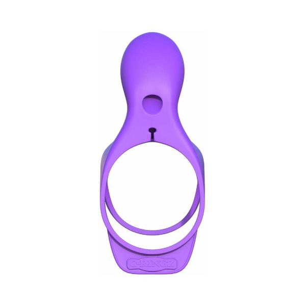 Fantasy C-Ringz Ultimate Couples Cage Vibrating Cock Sheath Purple - Image 4