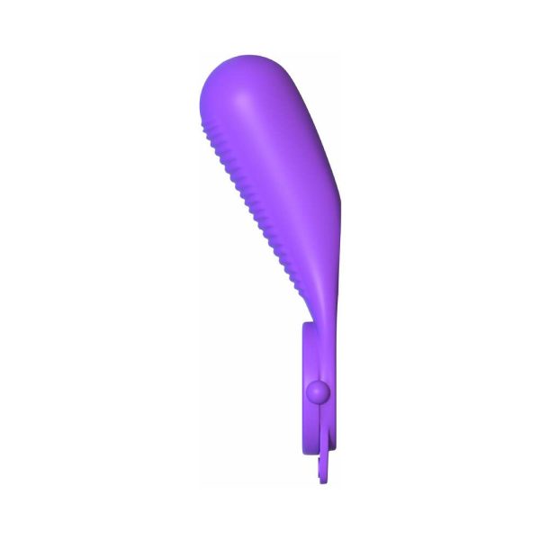 Fantasy C-Ringz Remote-Controlled Vibrating Ride N Glide Couples Ring Purple - Image 5