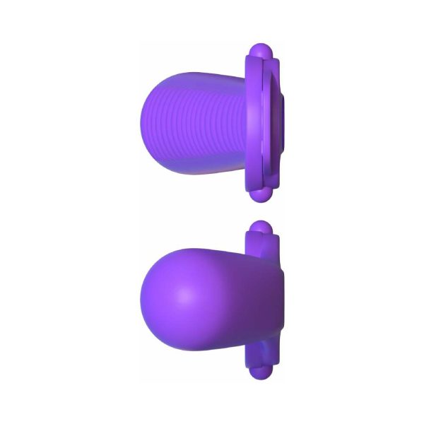 Fantasy C-Ringz Remote-Controlled Vibrating Ride N Glide Couples Ring Purple - Image 6