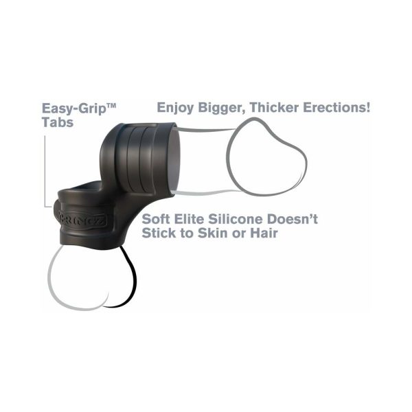 Fantasy C-Ringz Mr. Big Cock Ring & Ball Stretcher Silicone Sling Black - Image 7