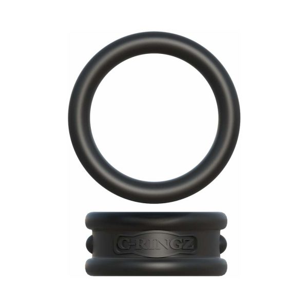 Fantasy C-Ringz Max-Width Silicone Rings 2-Piece Set Black - Image 3