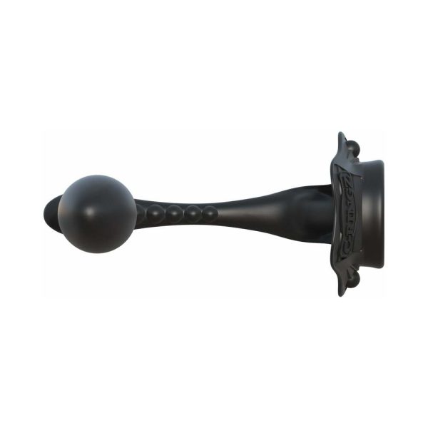 Fantasy C-Ringz Rock Hard Ass-Gasm Vibrating Silicone Cockring With Anal Plug Black - Image 4