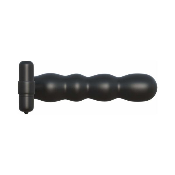 Fantasy C-Ringz Posable Partner Double Penetrator Vibrating Cockring Black - Image 4
