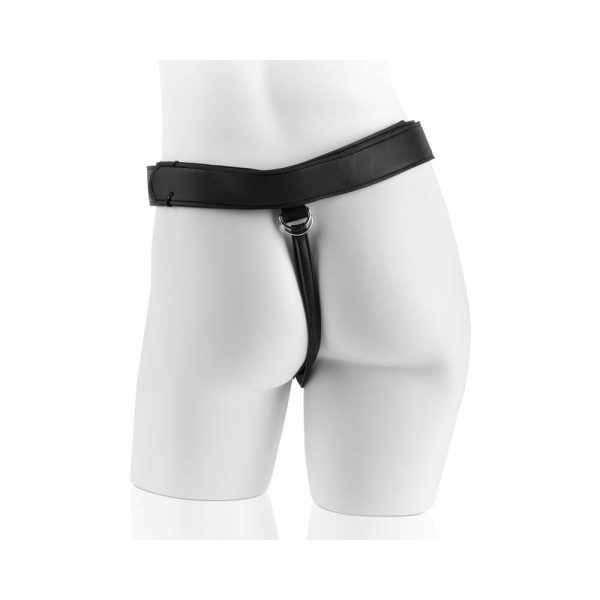 King Cock Strap-On Harness With 7 in. Cock Beige - Image 3
