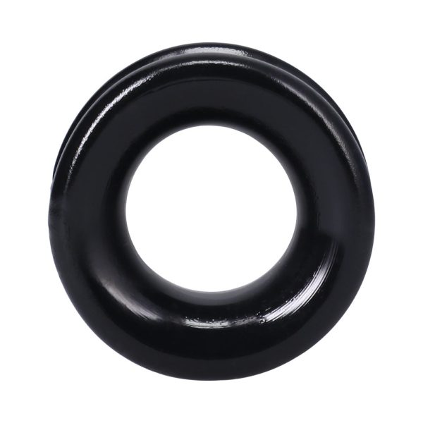 Rock Solid Convex Black C Ring in a Clamshell - Image 2