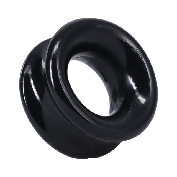Rock Solid Convex Black C Ring in a Clamshell - Image 3
