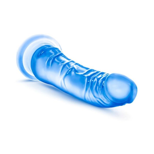 B Yours Sweet ''n Hard 6 Realistic 8.5 in. Dildo Blue - Image 4