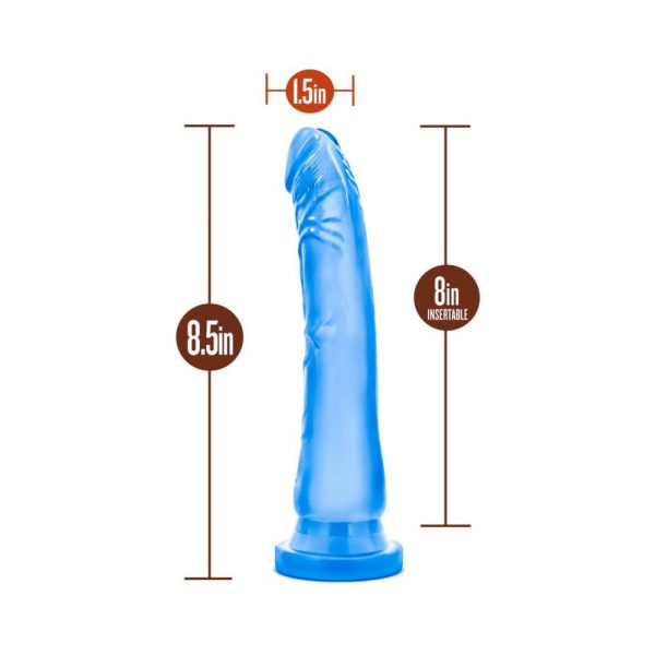 B Yours Sweet ''n Hard 6 Realistic 8.5 in. Dildo Blue - Image 7