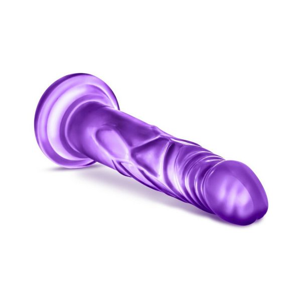 B Yours Sweet ''n Hard 5 Realistic 7.5 in. Dildo Purple - Image 4