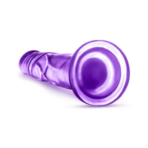 B Yours Sweet ''n Hard 5 Realistic 7.5 in. Dildo Purple - Image 5