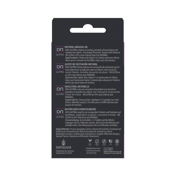 Sensuva ON Ultra Arousal Oil 5 ml - Image 2
