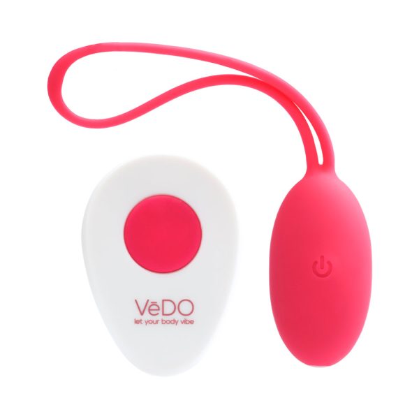 VeDO Peach Rechargeable Egg Vibe - Foxy Pink - Image 2