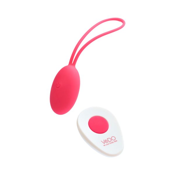 VeDO Peach Rechargeable Egg Vibe - Foxy Pink - Image 3