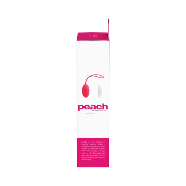 VeDO Peach Rechargeable Egg Vibe - Foxy Pink - Image 7