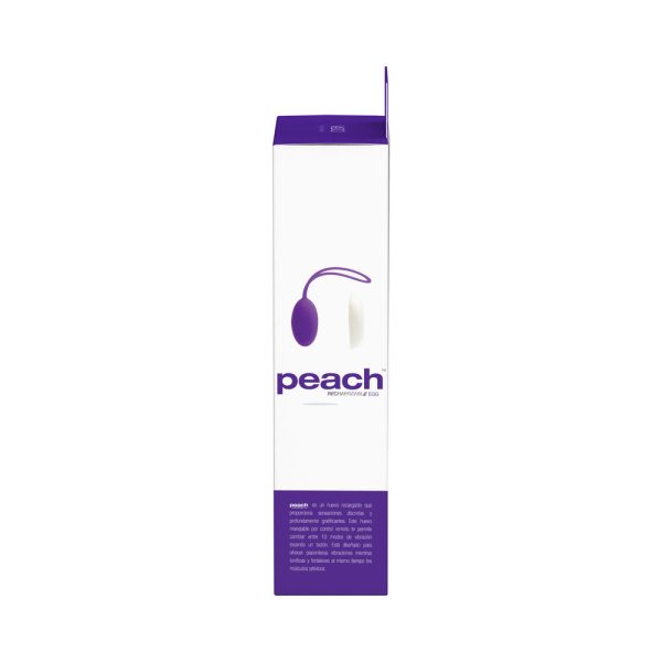 VeDO Peach Rechargeable Egg Vibe - Into You Indigo - Image 7