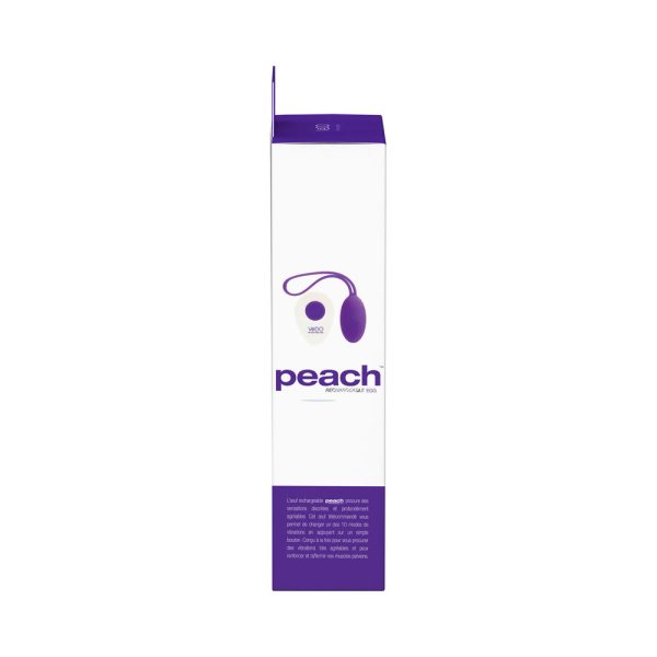 VeDO Peach Rechargeable Egg Vibe - Into You Indigo - Image 8