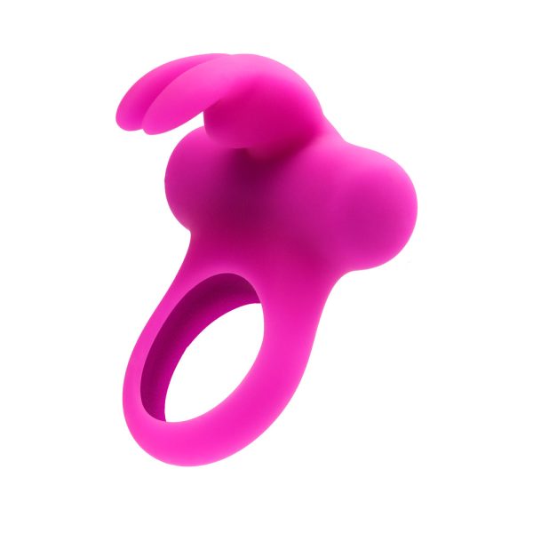 VeDO Frisky Bunny Rechargeable Vibrating Ring - Perfectly Purple - Image 2