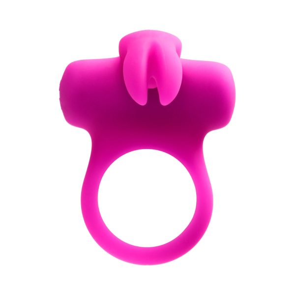 VeDO Frisky Bunny Rechargeable Vibrating Ring - Perfectly Purple - Image 3