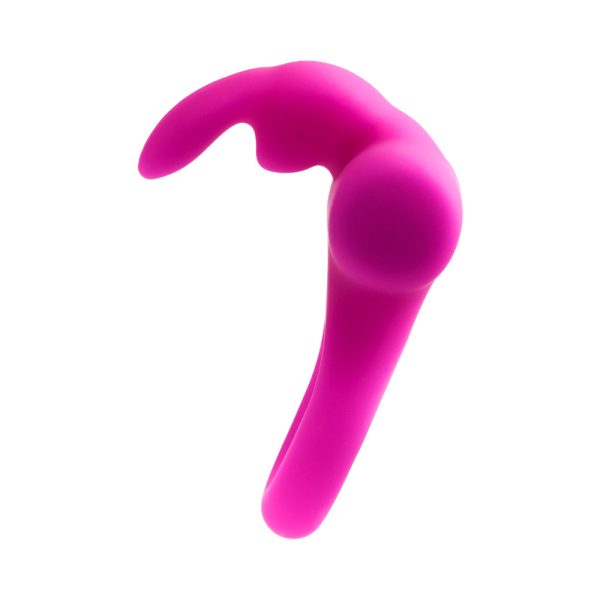 VeDO Frisky Bunny Rechargeable Vibrating Ring - Perfectly Purple - Image 4