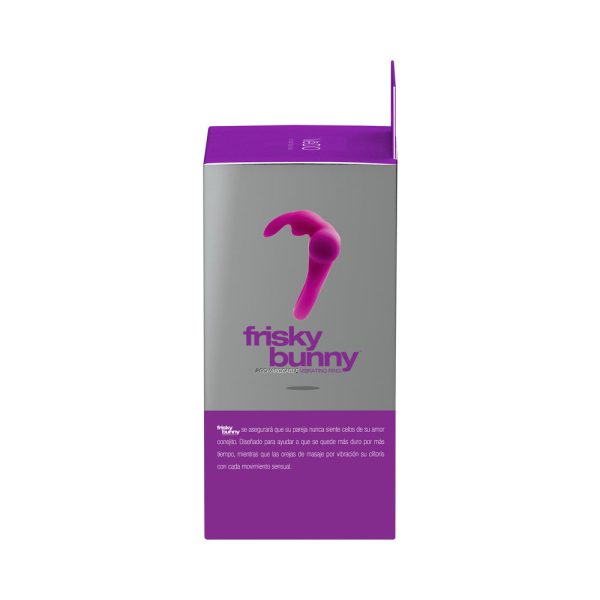 VeDO Frisky Bunny Rechargeable Vibrating Ring - Perfectly Purple - Image 7