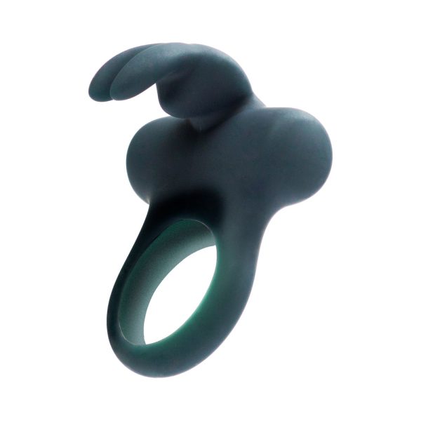 VeDO Frisky Bunny Rechargeable Vibrating Ring - Black Pearl - Image 2