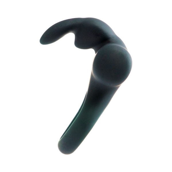 VeDO Frisky Bunny Rechargeable Vibrating Ring - Black Pearl - Image 4