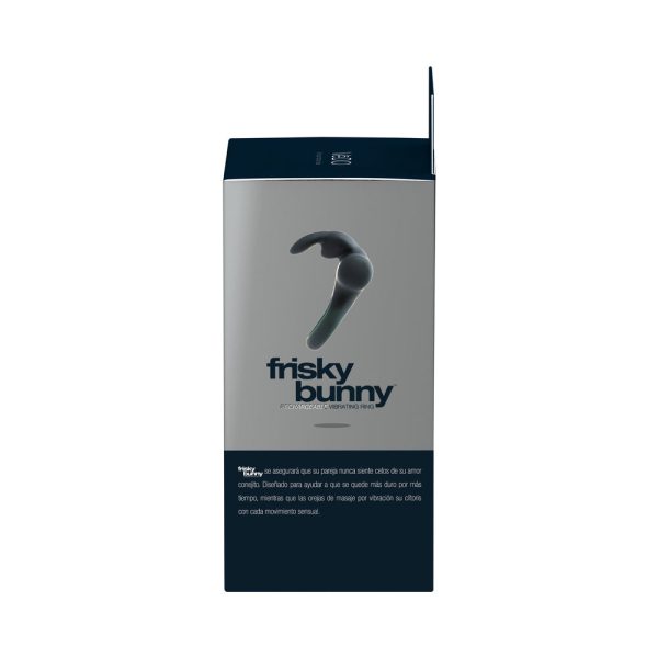 VeDO Frisky Bunny Rechargeable Vibrating Ring - Black Pearl - Image 7