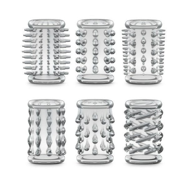 Stay Hard 6-Piece Cock Sleeve Kit Clear - Image 2