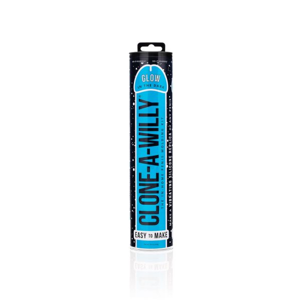 Clone-A-Willy DIY Vibrating Dildo Kit Glow-in-the-Dark Blue - Image 3