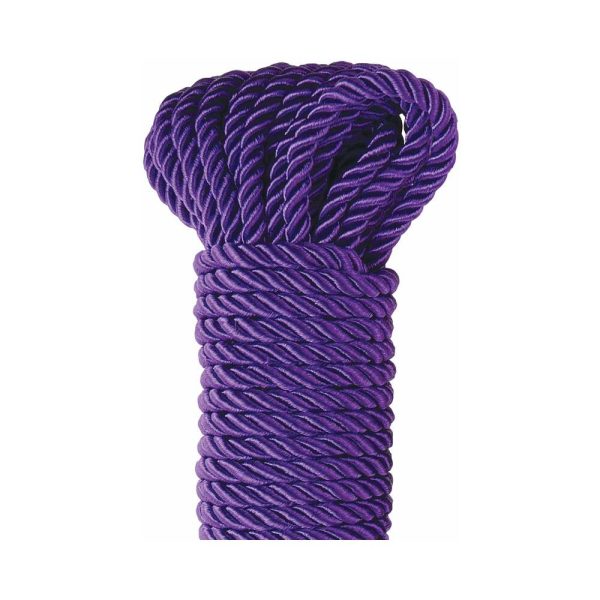 Fetish Fantasy Series Deluxe Silk Rope 9.75 m / 32 ft. Purple - Image 2