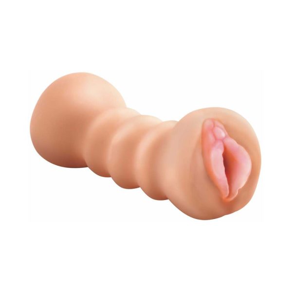 PDX Flip Me Over Dual-Ended Stroker Beige - Image 2