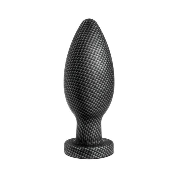 Spark Silicone Anal Plug Medium Carbon Fiber - Image 2