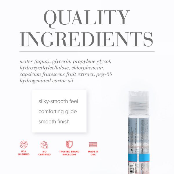 JO H2O Warming Water-Based Lubricant 1 oz. - Image 2
