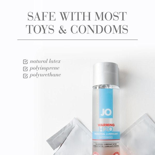 JO H2O Warming Water-Based Lubricant 1 oz. - Image 3