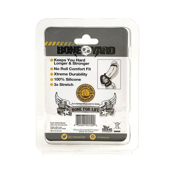 Boneyard Silicone Ring 50mm Black - Image 2