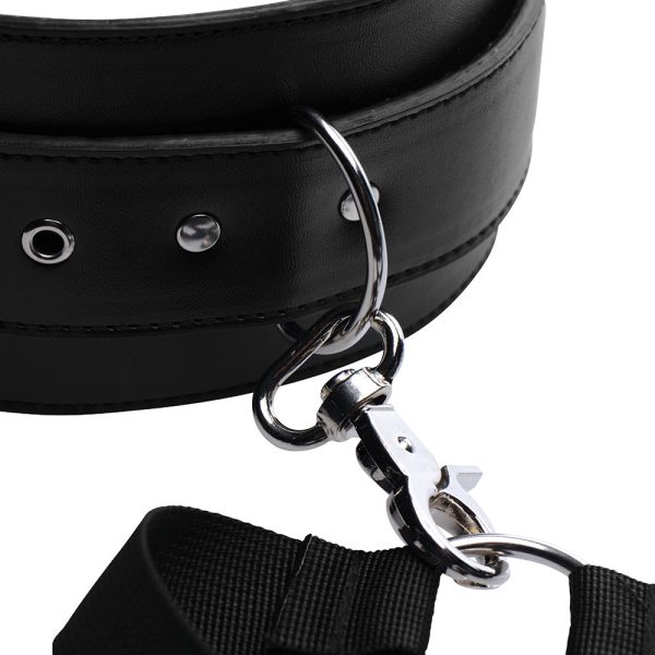 Master Series Acquire Easy Access Thigh Harness with Wrist Cuffs - Image 3