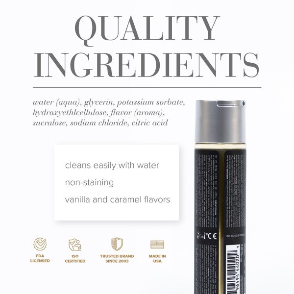 JO Gelato Creme Brulee Flavored Water-Based Lubricant 4 oz. - Image 2
