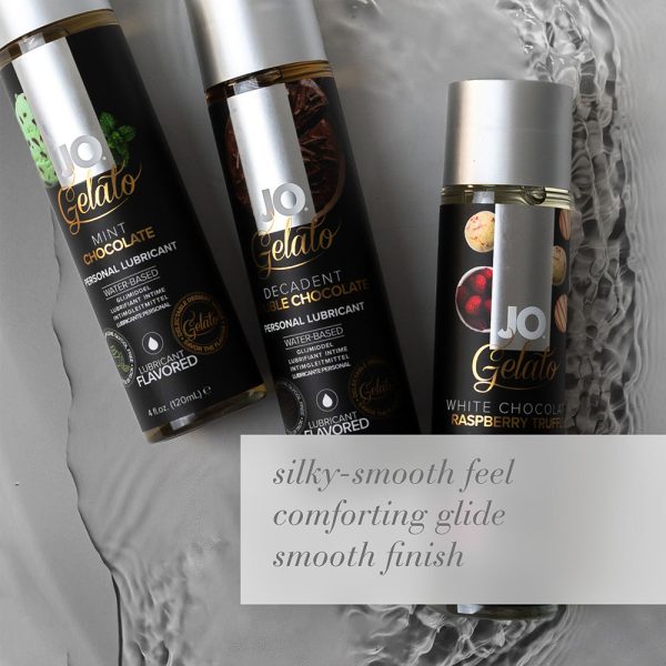 JO Gelato Mint Chocolate Flavored Water-Based Lubricant 4 oz. - Image 4