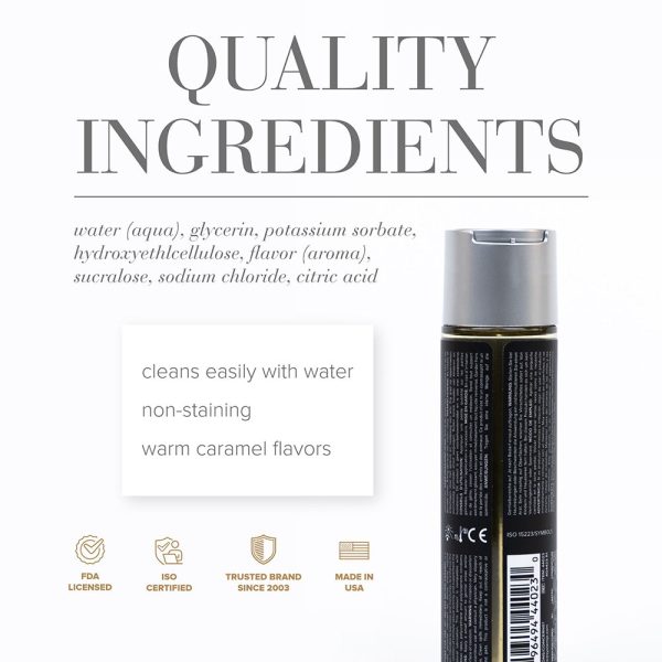JO Gelato Salted Caramel Flavored Water-Based Lubricant 4 oz. - Image 2