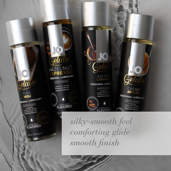 JO Gelato Salted Caramel Flavored Water-Based Lubricant 4 oz. - Image 4