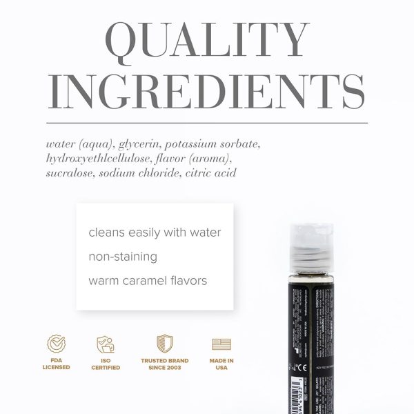 JO Gelato Salted Caramel Flavored Water-Based Lubricant 1 oz. - Image 2