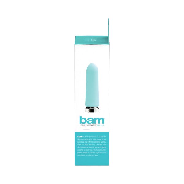 VeDO Bam Rechargeable Bullet - Tease Me Turquoise - Image 4